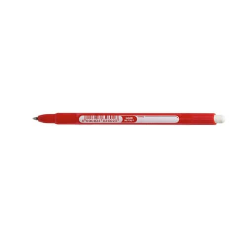 Penna a sfera cancellabile TRATTO Cancellik 1 mm rosso F826102